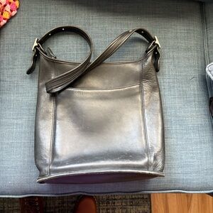 Vintage Coach 9060 Slim Duffle Black Good Condition